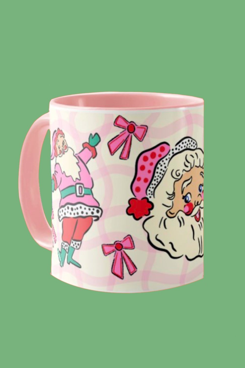 Hello Melody-Pink Santa Kupa-Bardak-1-Milagron.com