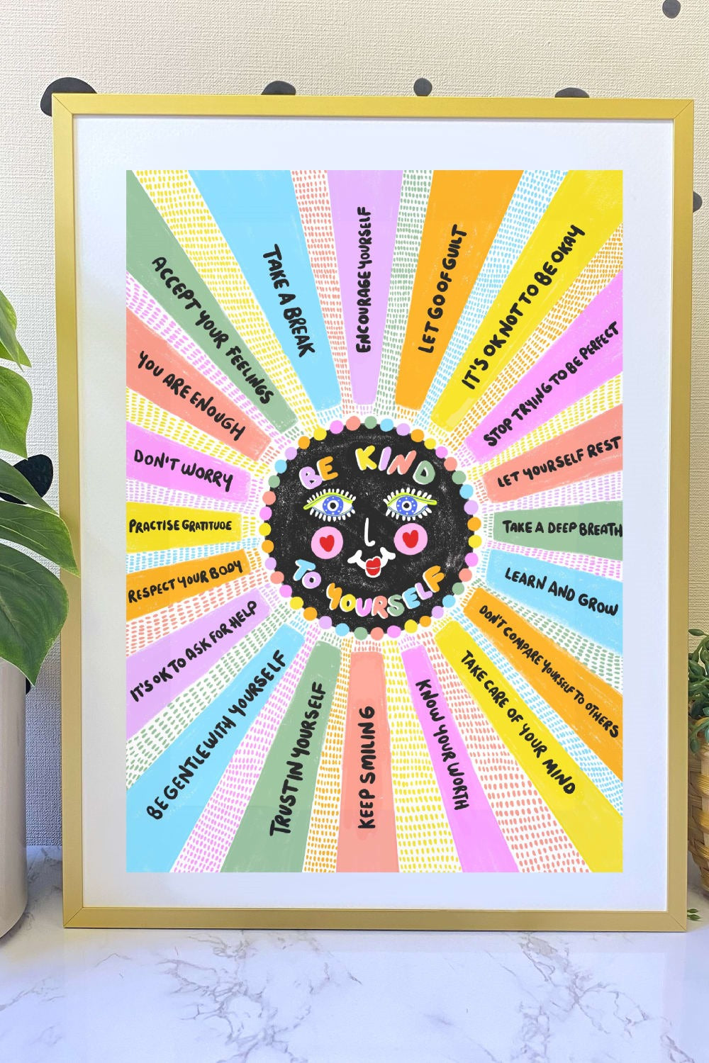 Hello Melody-Self-Care Moon Baskı-Tablo-2-Milagron.com