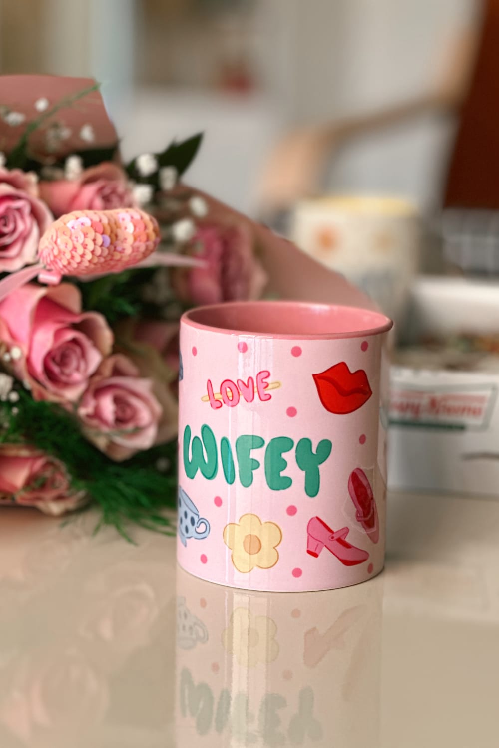 Hello Melody-Wifey Mug-Bardak-1-Milagron.com