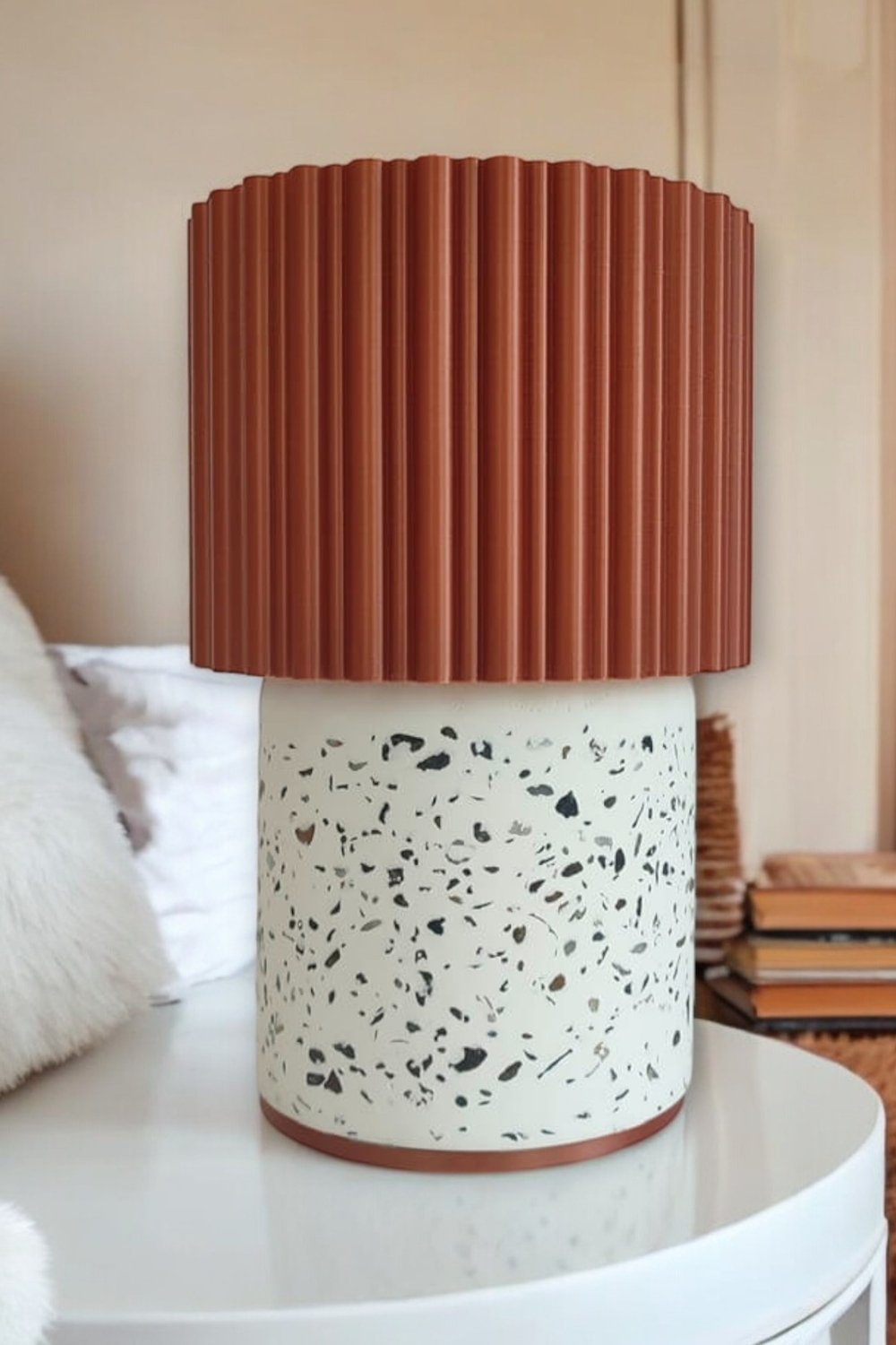 Hgo Atelier-Bold | Terrazzo & Bakır Abajur-Abajur-2-Milagron.com