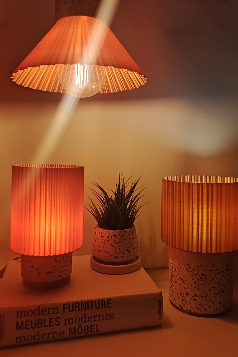 Hgo Atelier-Terrazzo Long Abajur-Abajur-5-Milagron.com