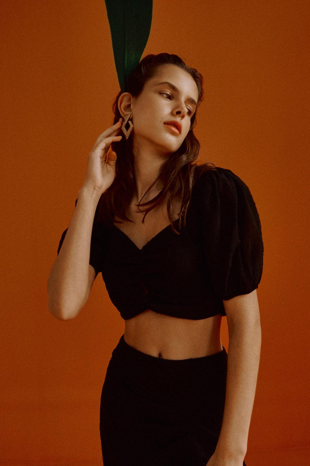 Hip + Happen-Bisous Crop Üst-Crop Top-1-Milagron.com