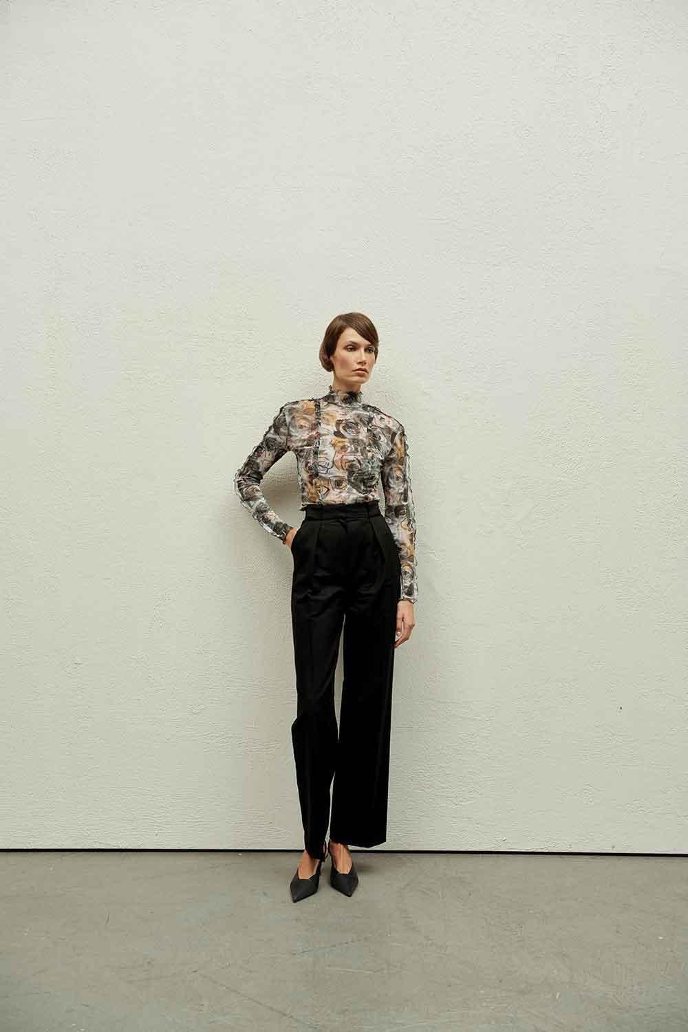 Hip + Happen-Brenda Pantolon-Kumaş Pantolon-1-Milagron.com