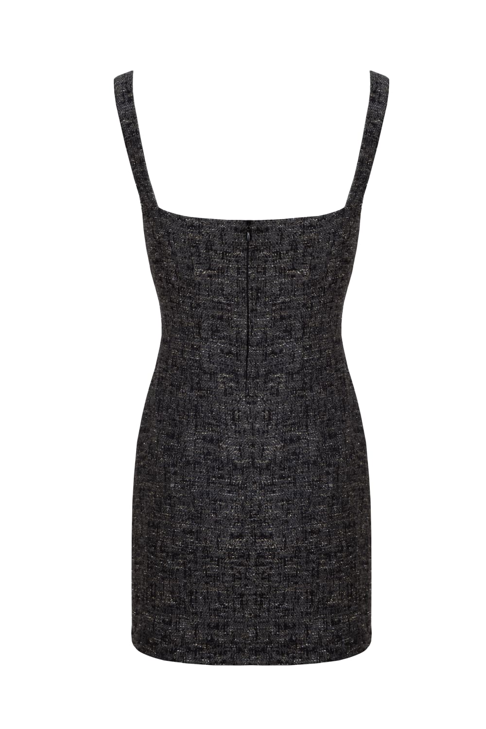 Hip + Happen-Ela Mini Gri Elbise-Top-3-Milagron.com