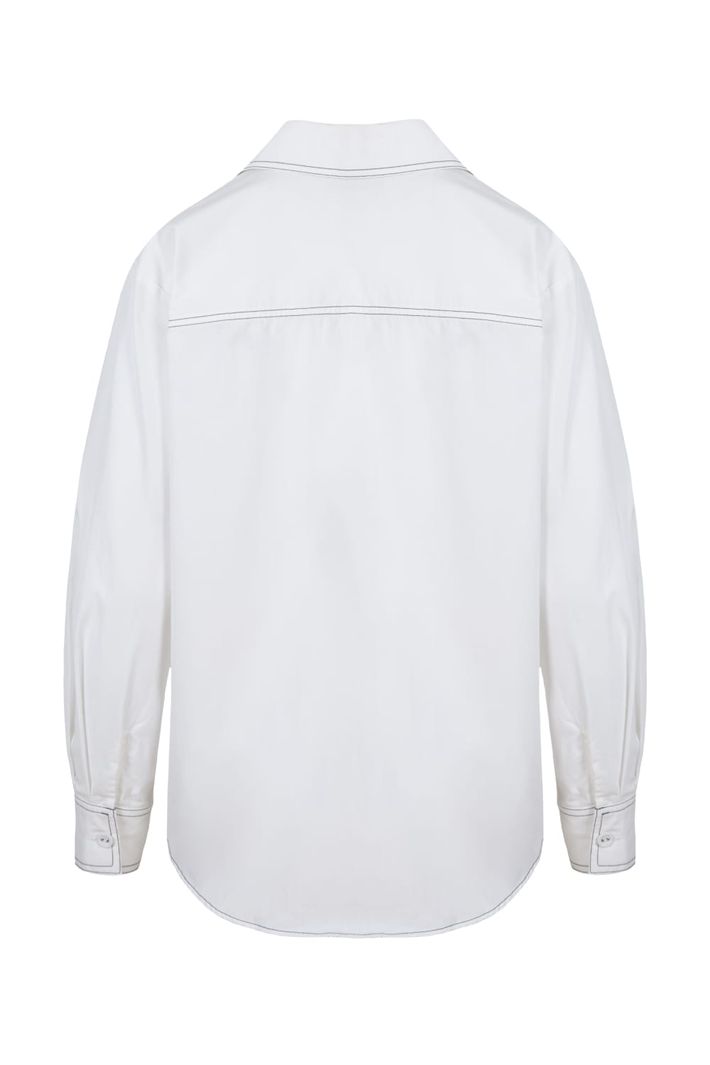 Hip + Happen-Libby Beyaz Uzun Kollu Gömlek-Gömlek-2-Milagron.com