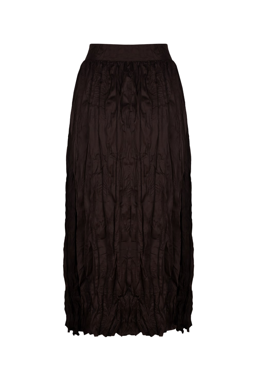 Hip + Happen-Lilly Midi Kahverengi Etek-Etek-2-Milagron.com