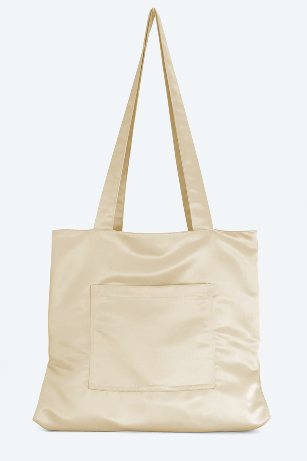 Hitta Studio-Creamy Saten Tote Çanta-Omuz Çantası-2-Milagron.com