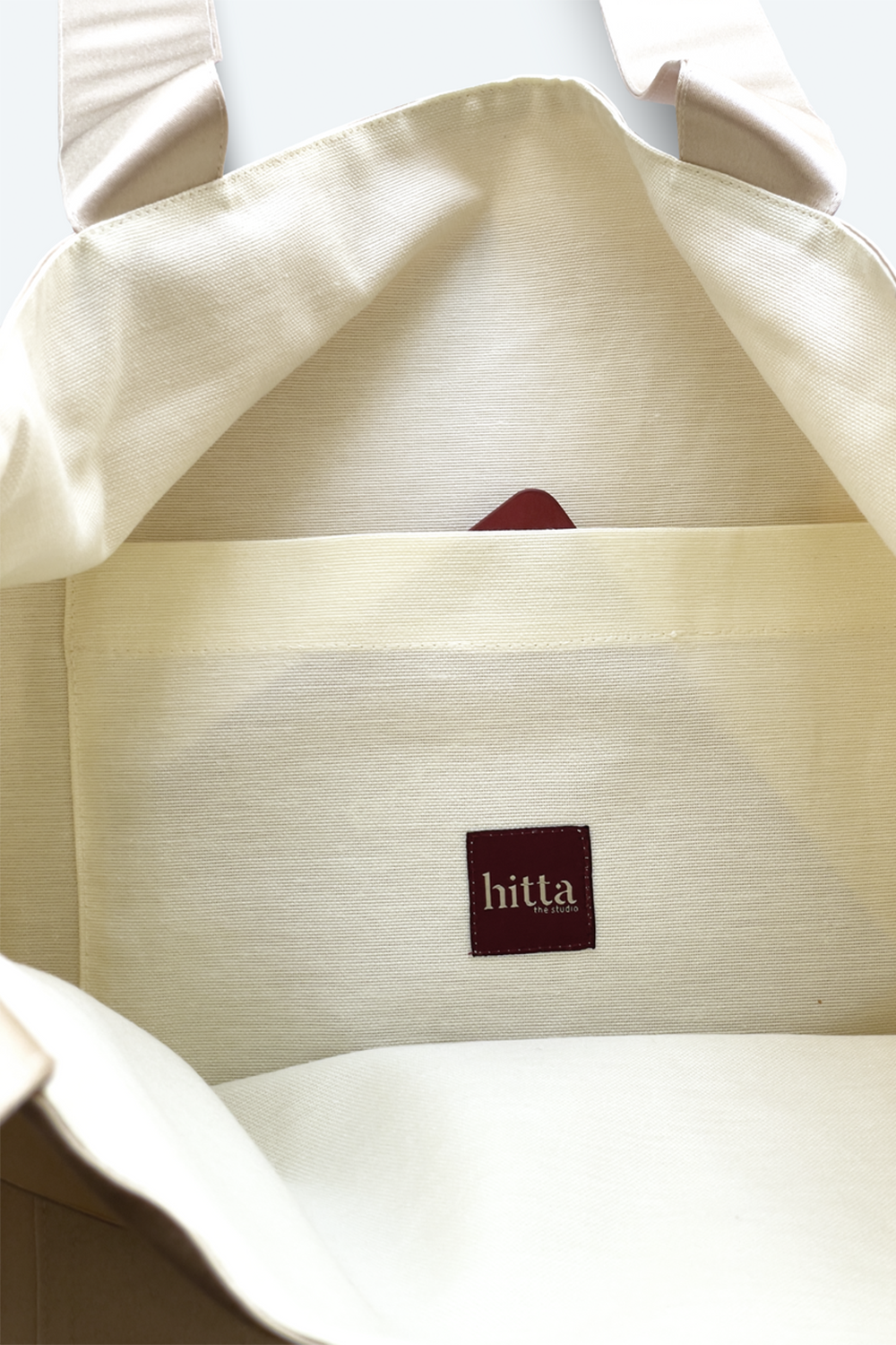 Hitta Studio-Creamy Saten Tote Çanta-Omuz Çantası-6-Milagron.com