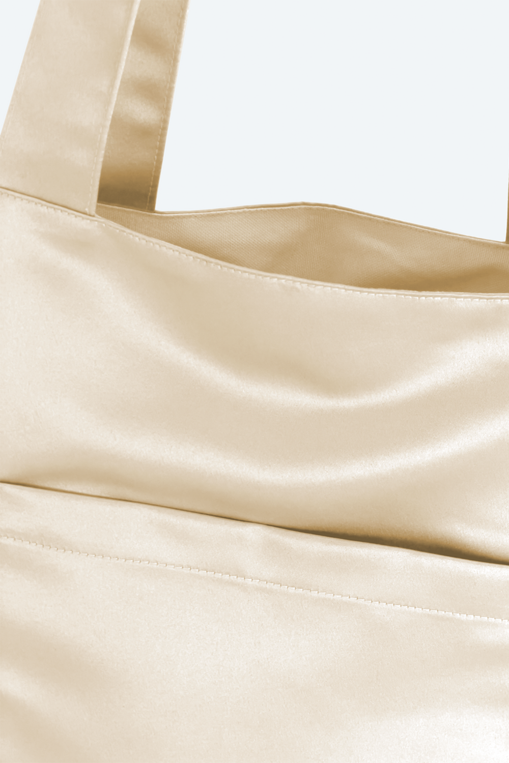 Hitta Studio-Creamy Saten Tote Çanta-Omuz Çantası-7-Milagron.com