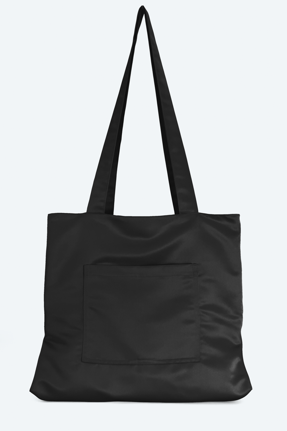 Hitta Studio-Dark Saten Tote Çanta-Omuz Çantası-1-Milagron.com