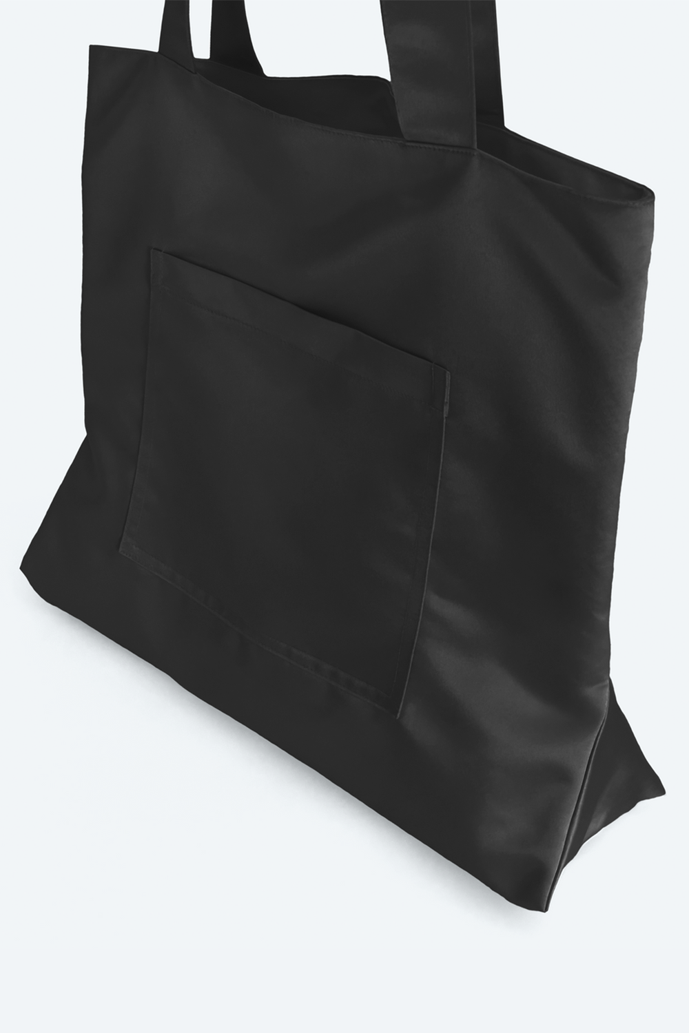 Hitta Studio-Dark Saten Tote Çanta-Omuz Çantası-4-Milagron.com