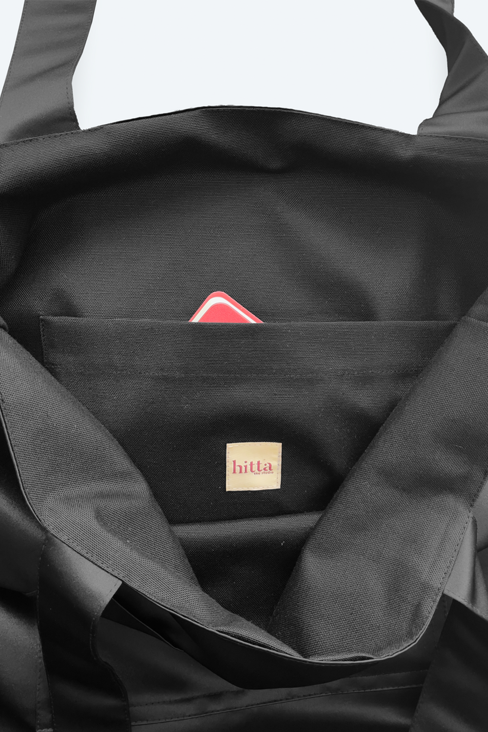 Hitta Studio-Dark Saten Tote Çanta-Omuz Çantası-6-Milagron.com