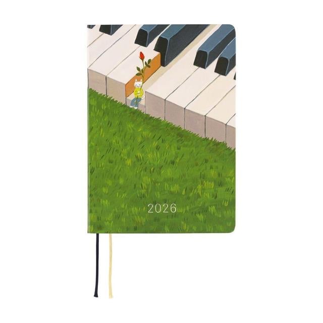 Hobonichi Ajanda Techo Hon - A6 English - Hiroko Kubota: Waiting On The Chord - 2026 Jan Start