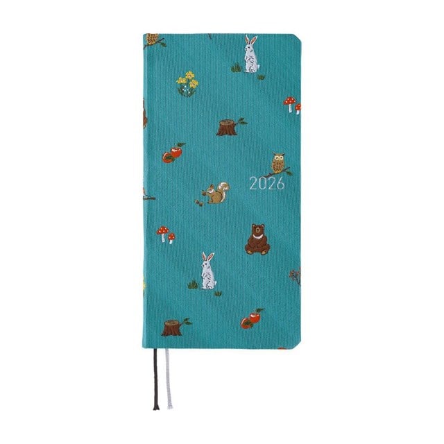 Hobonichi Ajanda Techo Weeks - Japanese - Bow & Tie: In The Forest - 2026 Jan Start