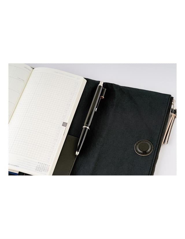 Hobonichi-Techo Weeks Cover Tragen Black Defter Kılıfı-Aksesuar-7-Milagron.com