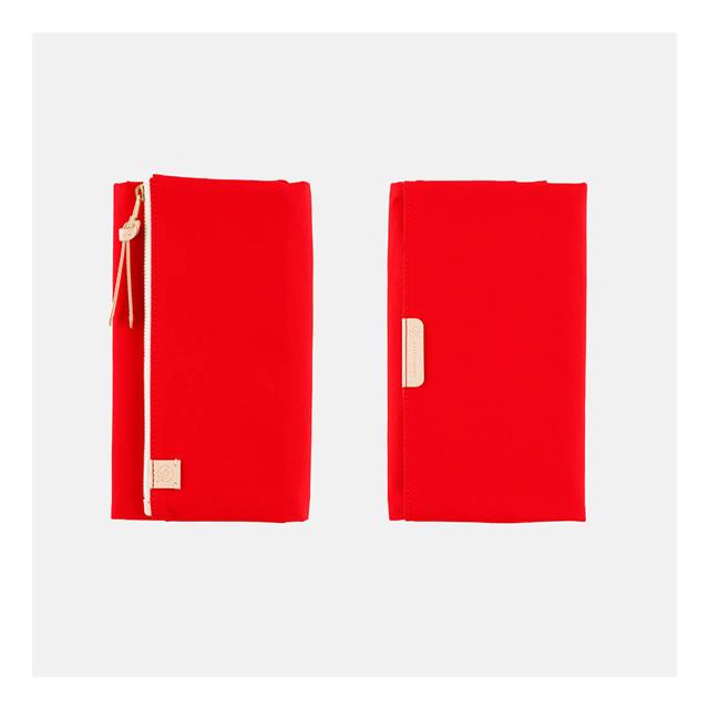 Hobonichi-Techo Weeks Cover Tragen Red Defter Kılıfı-Aksesuar-1-Milagron.com