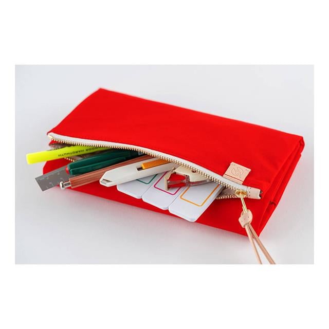 Hobonichi-Techo Weeks Cover Tragen Red Defter Kılıfı-Aksesuar-7-Milagron.com