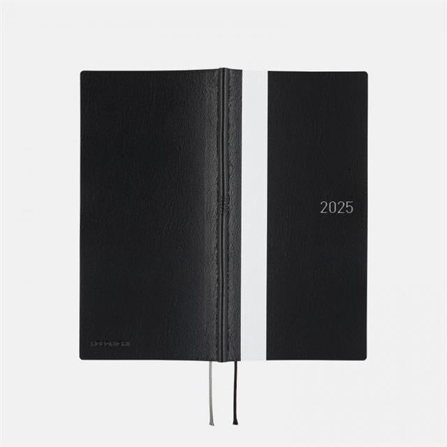 Hobonichi-Hobonichi Techo Weeks Japanese Version White Line Black 2025 Jan. Start-Çizgili-7-Milagron.com