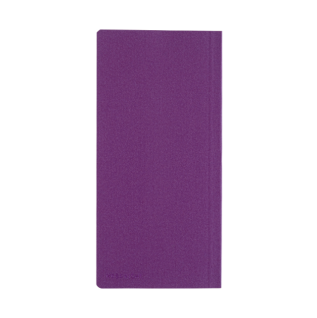 Hobonichi-Hobonichi Techo Weeks Mega B6 Deri Kapak Slim Colors: Rich Purple-Çizgili-2-Milagron.com