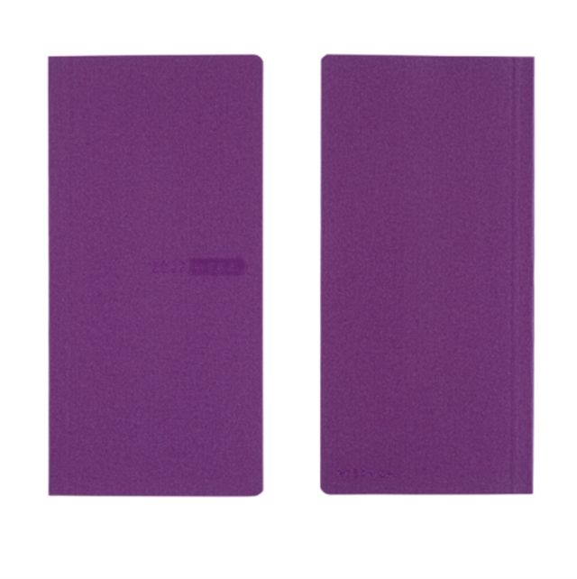 Hobonichi-Hobonichi Techo Weeks Mega B6 Deri Kapak Slim Colors: Rich Purple-Çizgili-3-Milagron.com