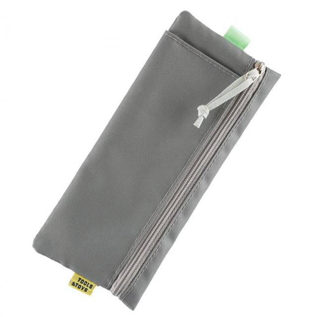 Hobonichi-Hobonichi Tools & Toys Kalemlik Comodo Flat Pen Case Grey-Kalemlik-1-Milagron.com