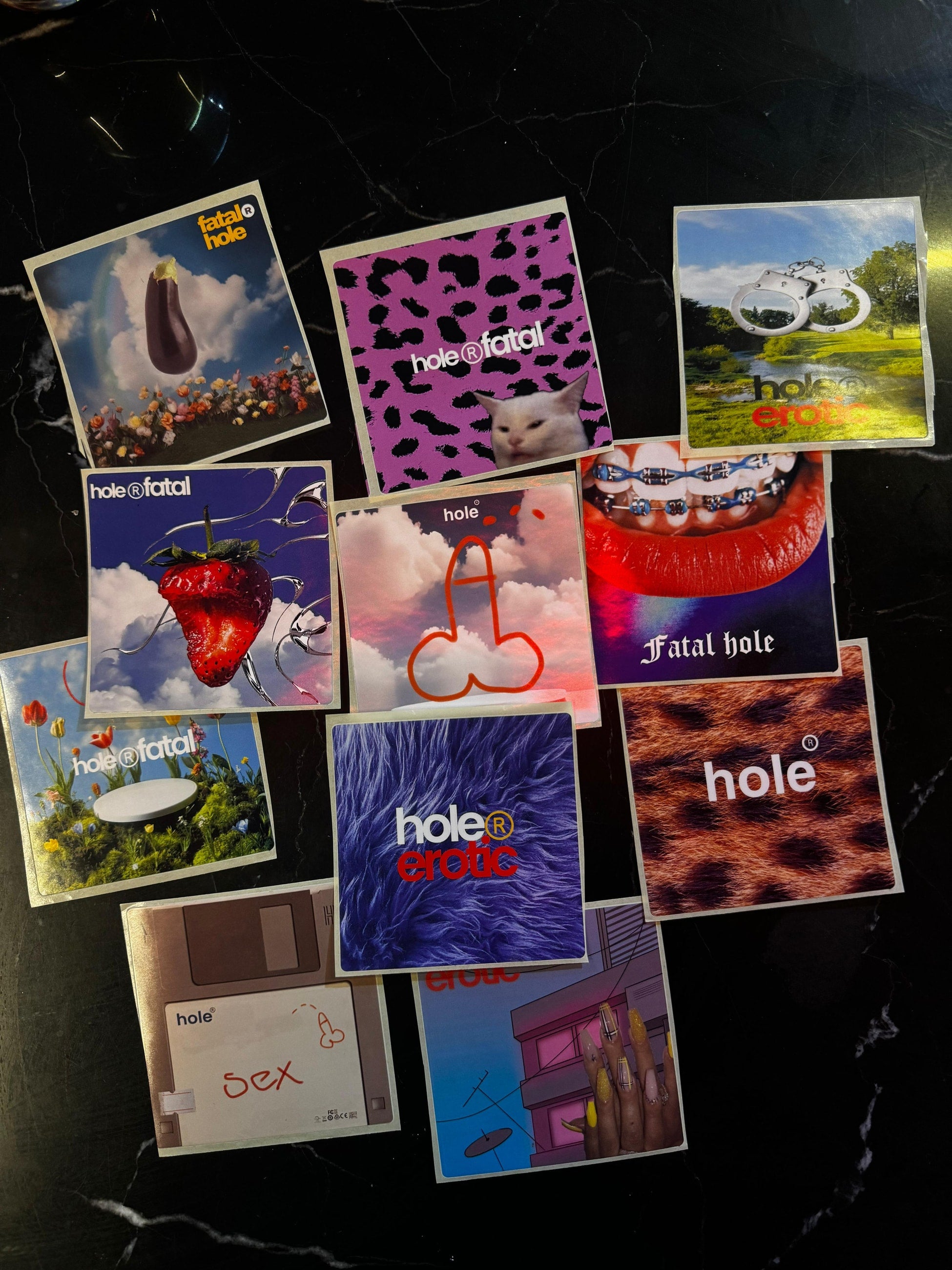 Hole Sticker 11 Pcs