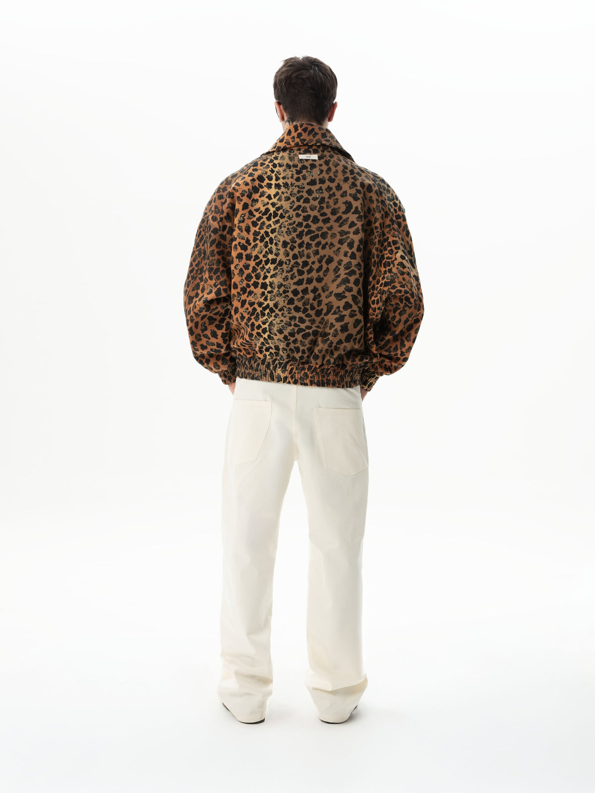 Leopar Desen Gabardin Mont