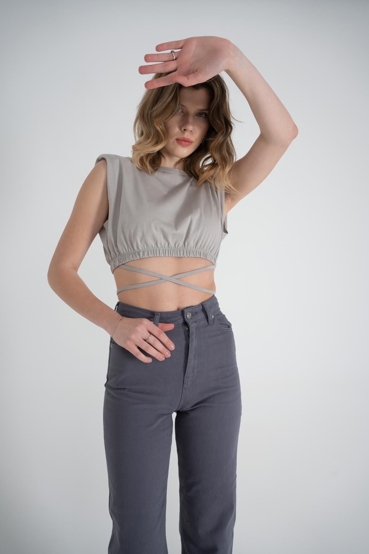 Holly Lolly-Candy T-Shirt, Gri-T-Shirts-4-Milagron.com