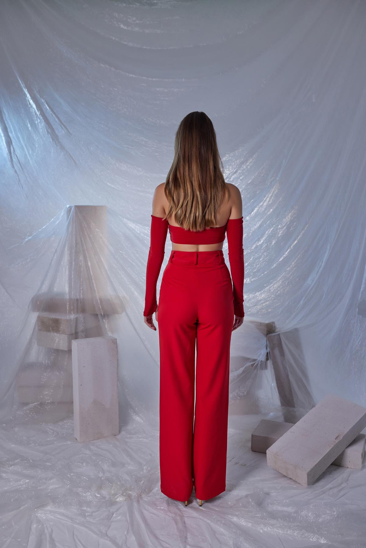 Panky Pantolon Kırmızı