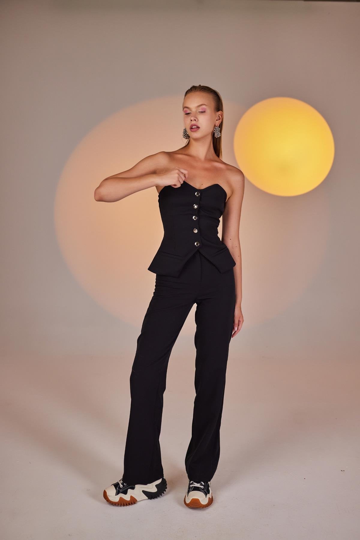 Panky Pantolon Siyah