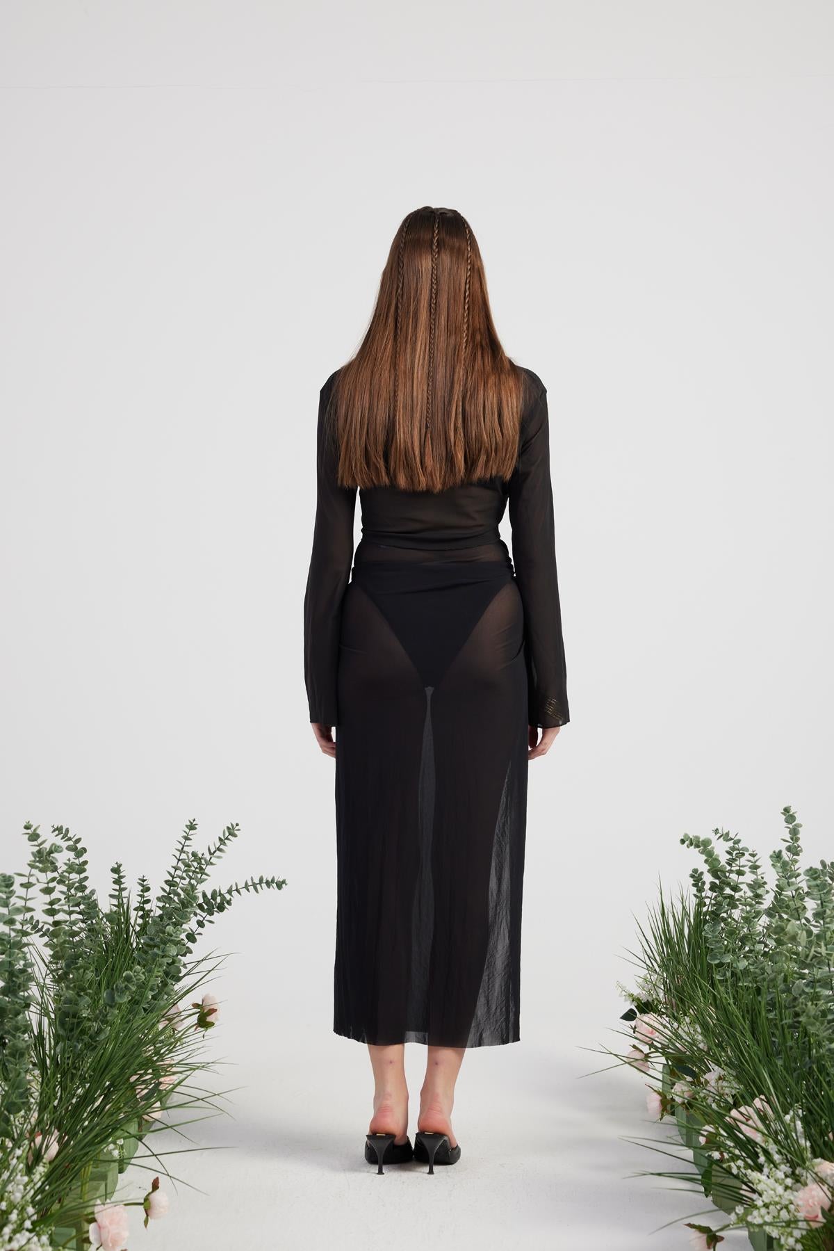Holly Lolly-Alt Üst Ringer Pareo Takım Siyah-Alt - Üst Takım-5-Milagron.com