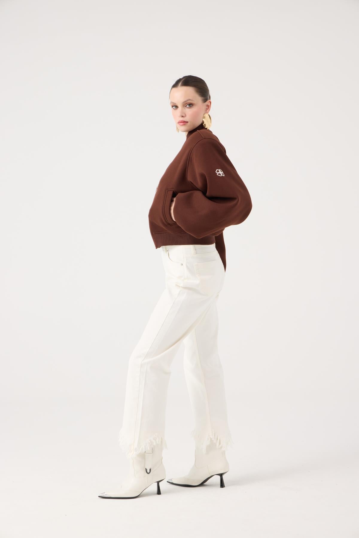 Holly Lolly-Swan Jean Pantolon, Beyaz-Pantolon-2-Milagron.com