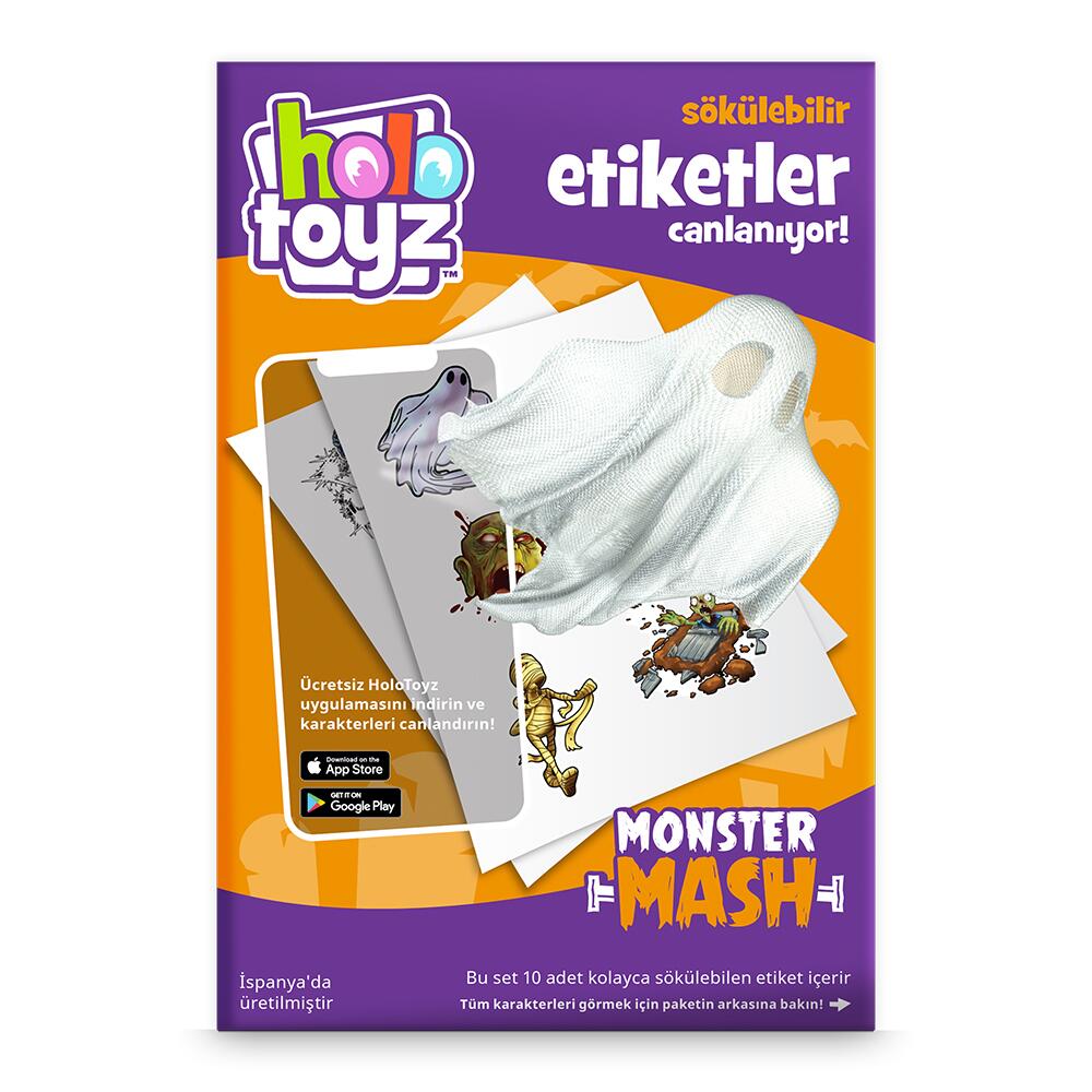 Holotoyz Sticker Monster Mash Ar Uyumlu Etiket