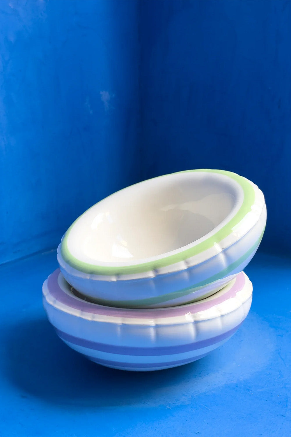 Home Studyo-Strıpes 'Lısa'-Lavender-Tabak & Kase-1-Milagron.com