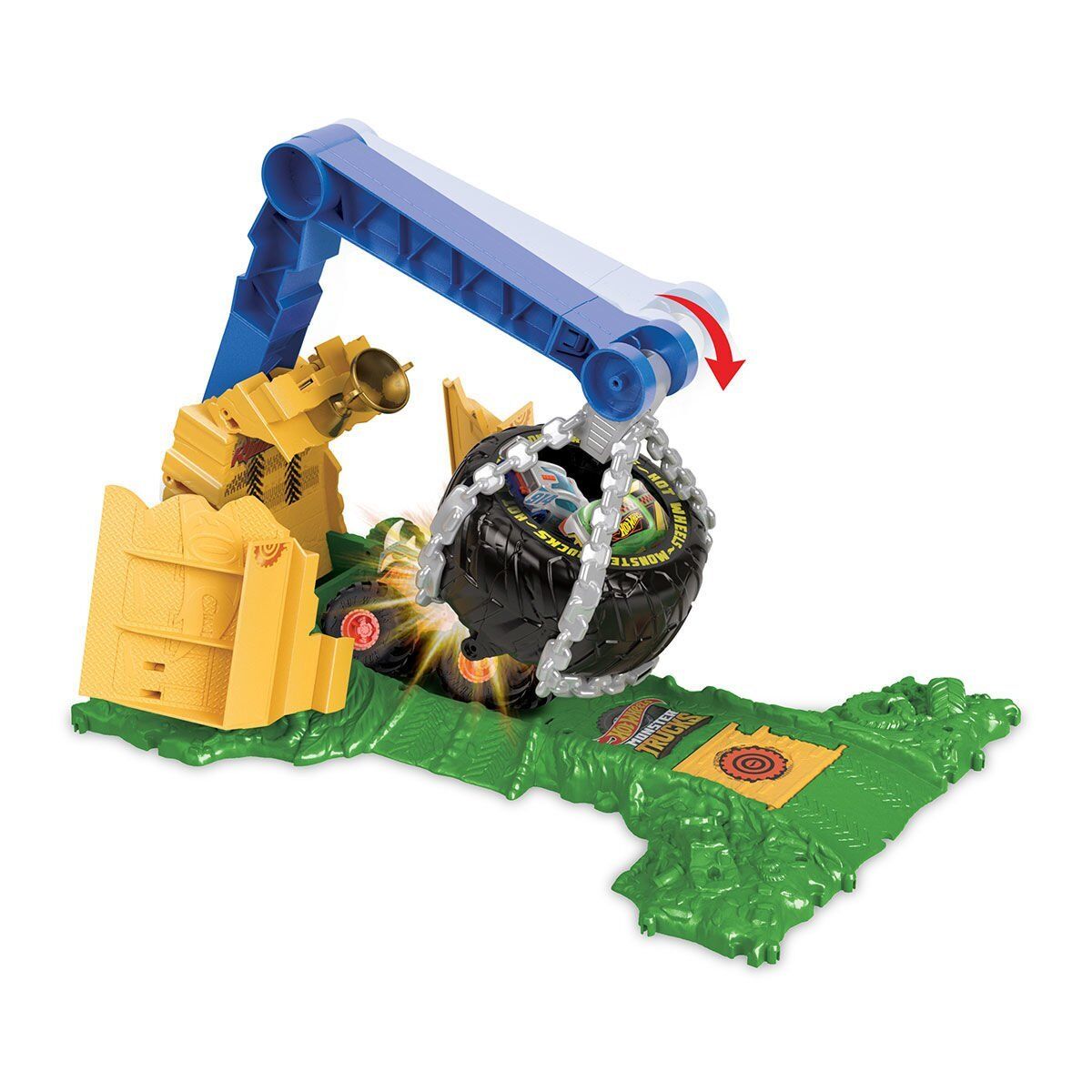 Htp18 Hot Wheels Monster Trucks Arenada Rhinomite Mücadelesi