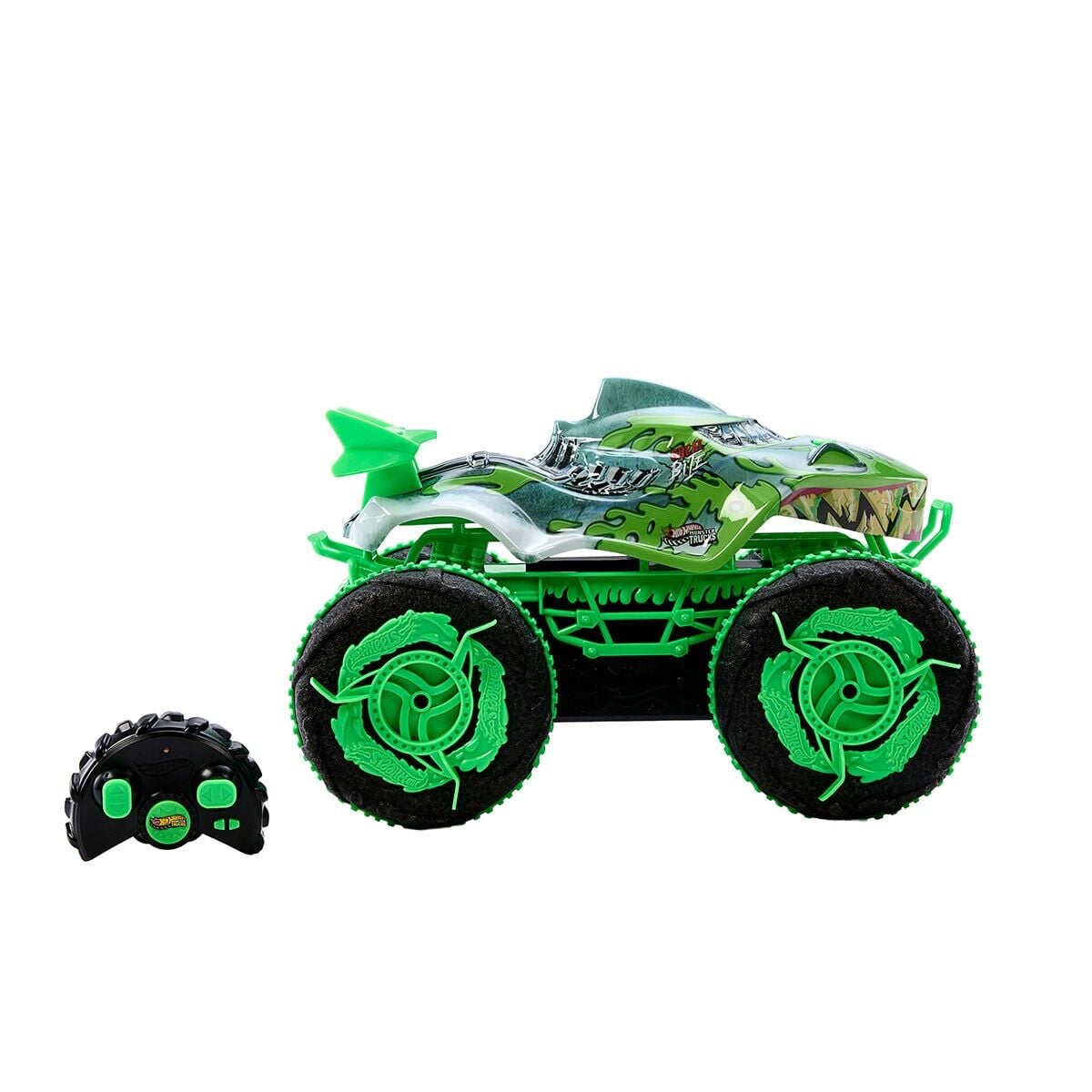 Jmm76 Hot Wheels Monster Trucks 1:15 Mutant Kaosu Arazi Aracı Great Bite Rc