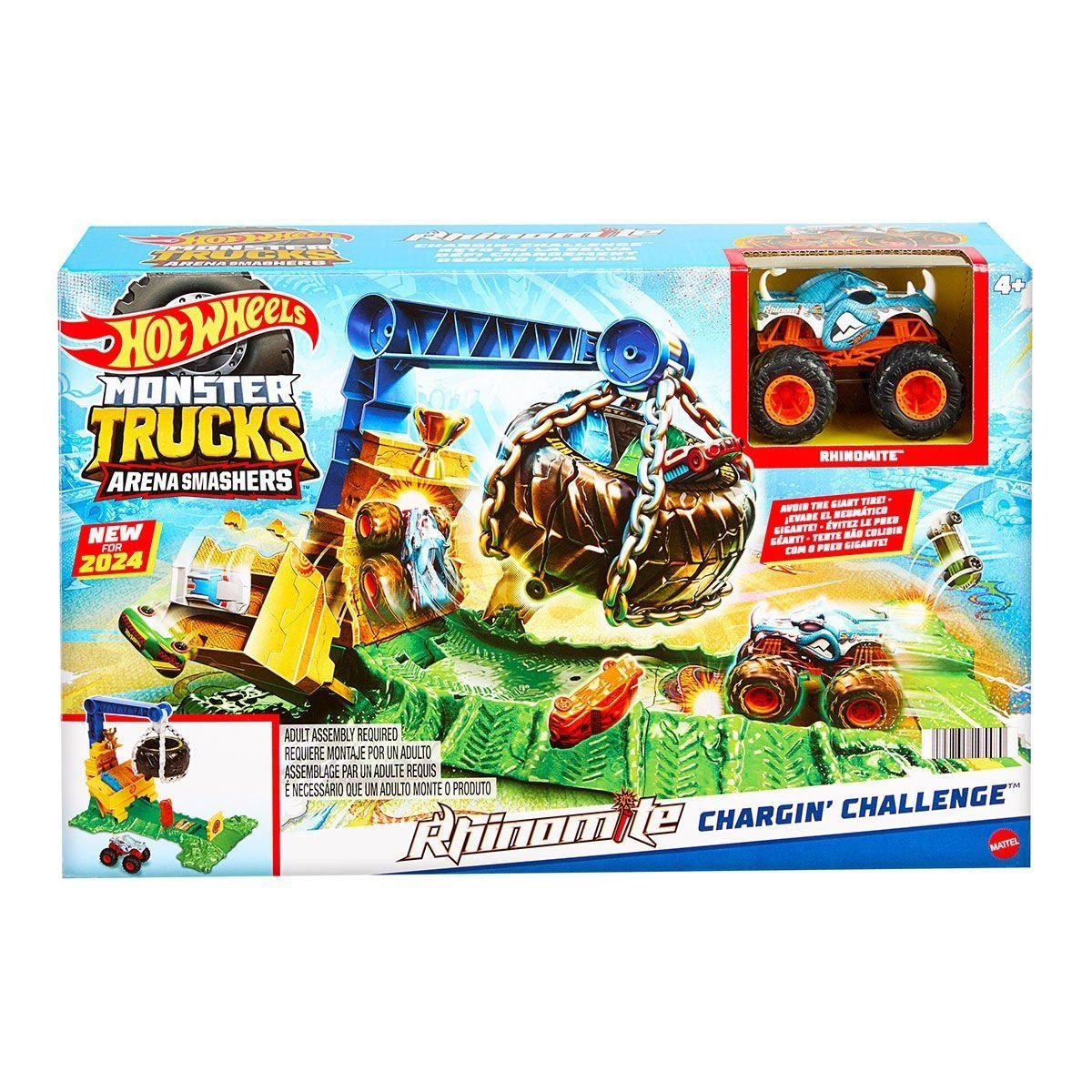 Hot Wheels-Monster Trucks Arenada Rhinomite Mücadelesi-Oyuncak-1-Milagron.com