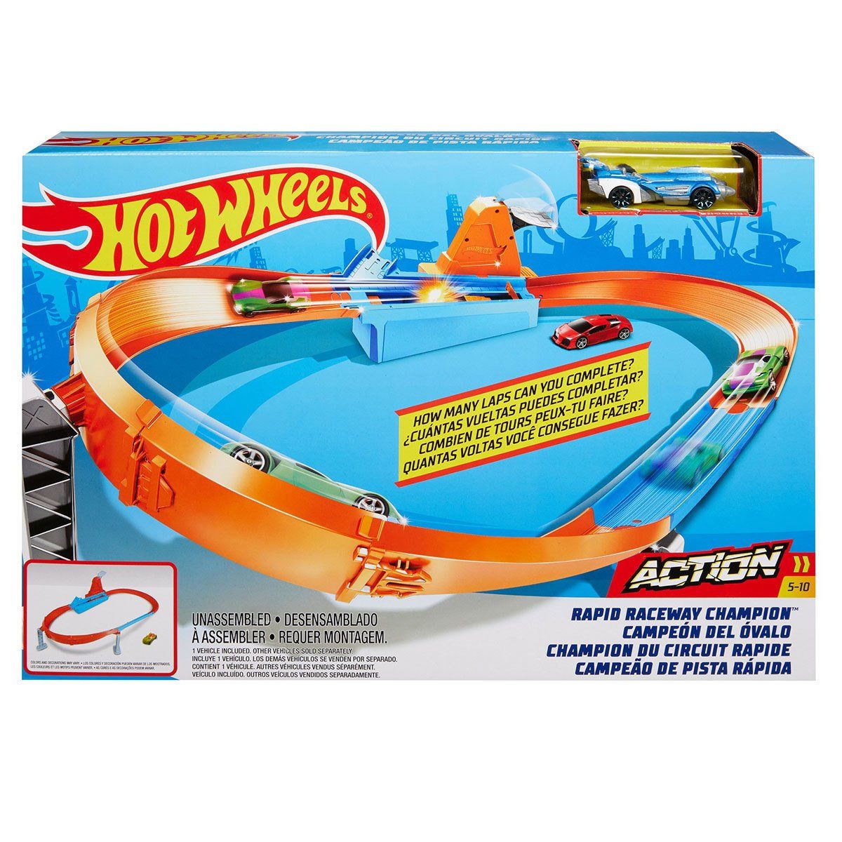Hot Wheels-Şampiyonluk Parkuru Yarış Seti-Oyuncak Arabalar ve Setleri-2-Milagron.com