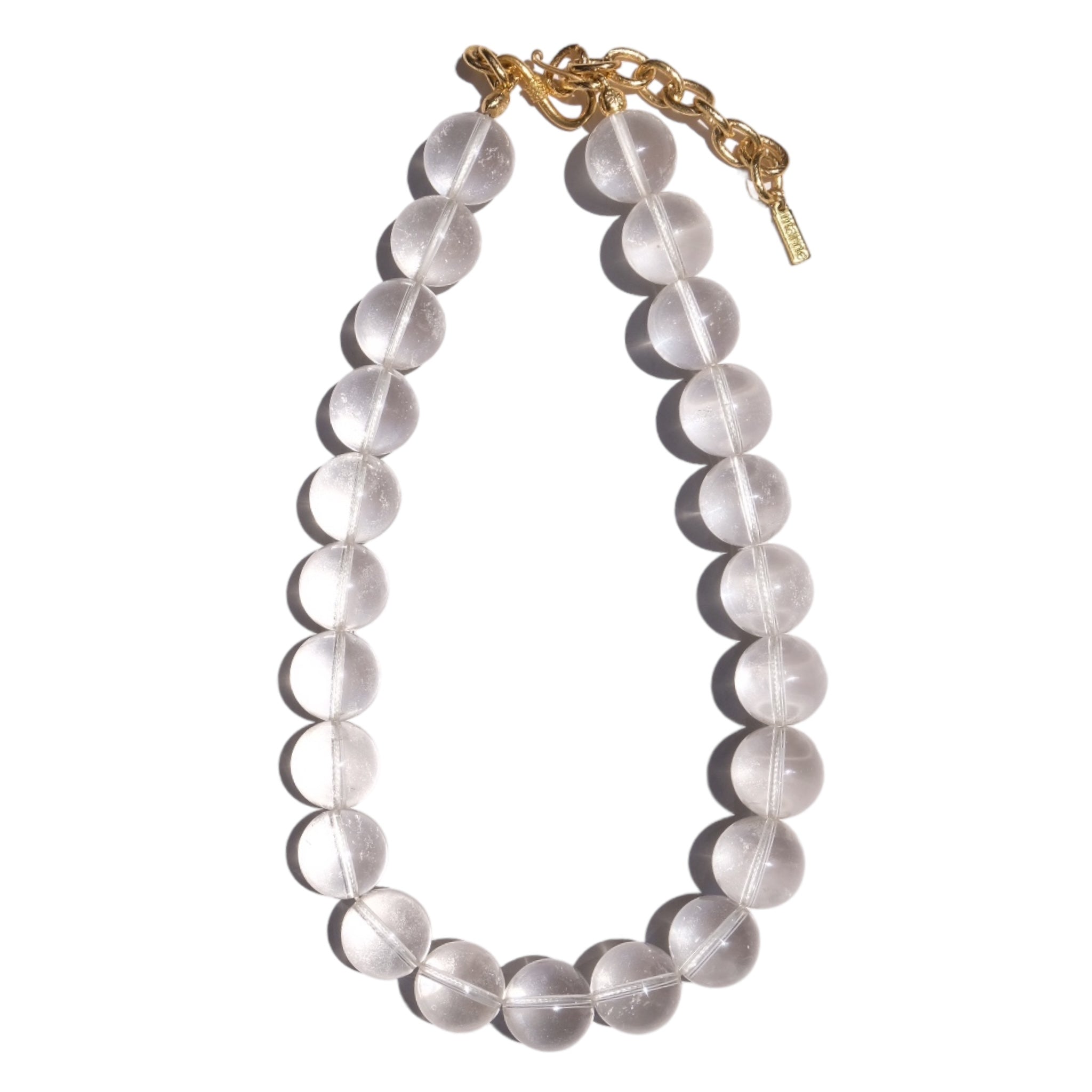 House Of Marne-Crystal Quartz Choker-Kolye-1-Milagron.com