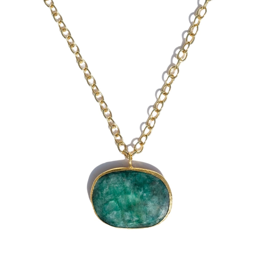 House Of Marne-Emerald Pendant-Kolye-2-Milagron.com