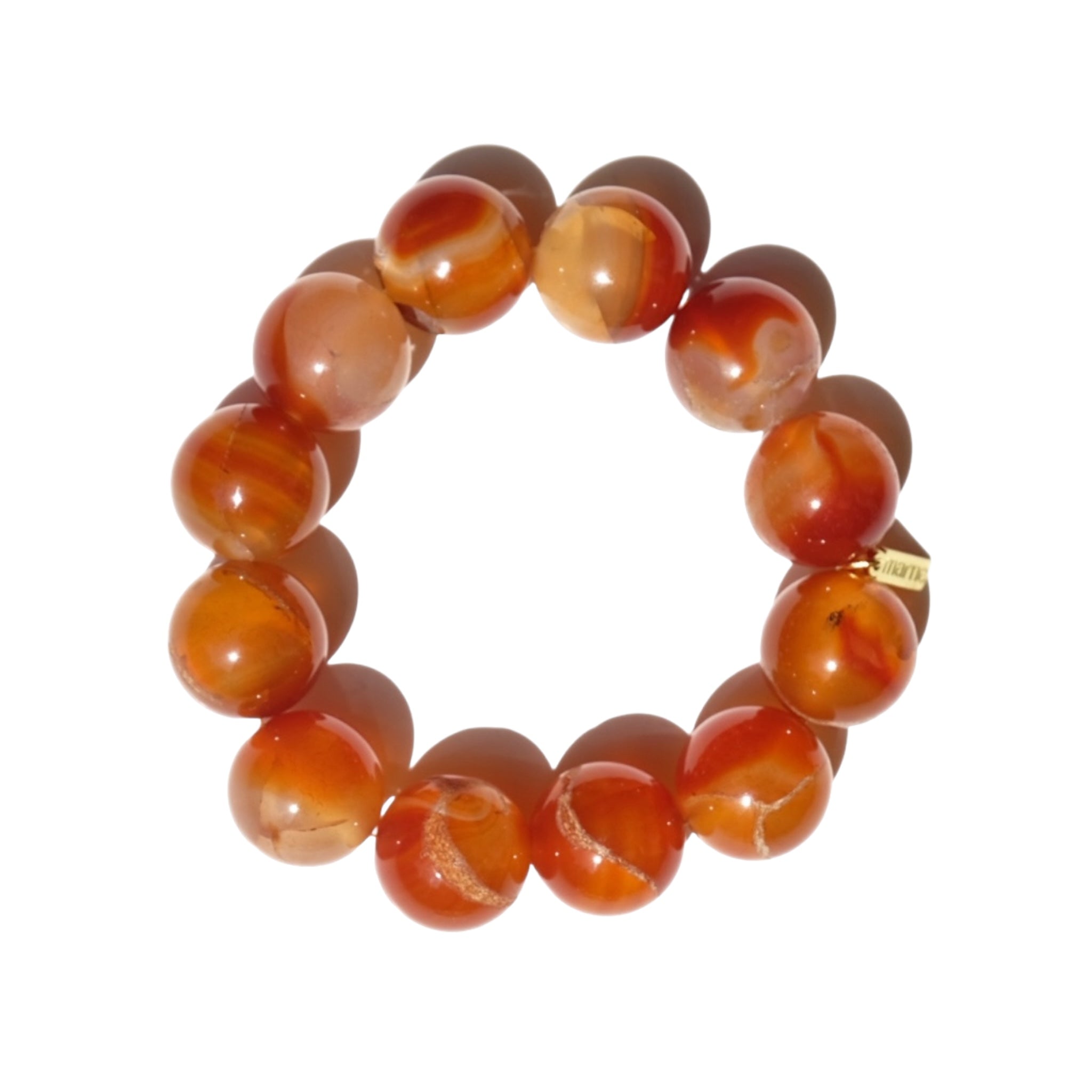 House Of Marne-Fire Agate Bracelet-Bileklik-1-Milagron.com