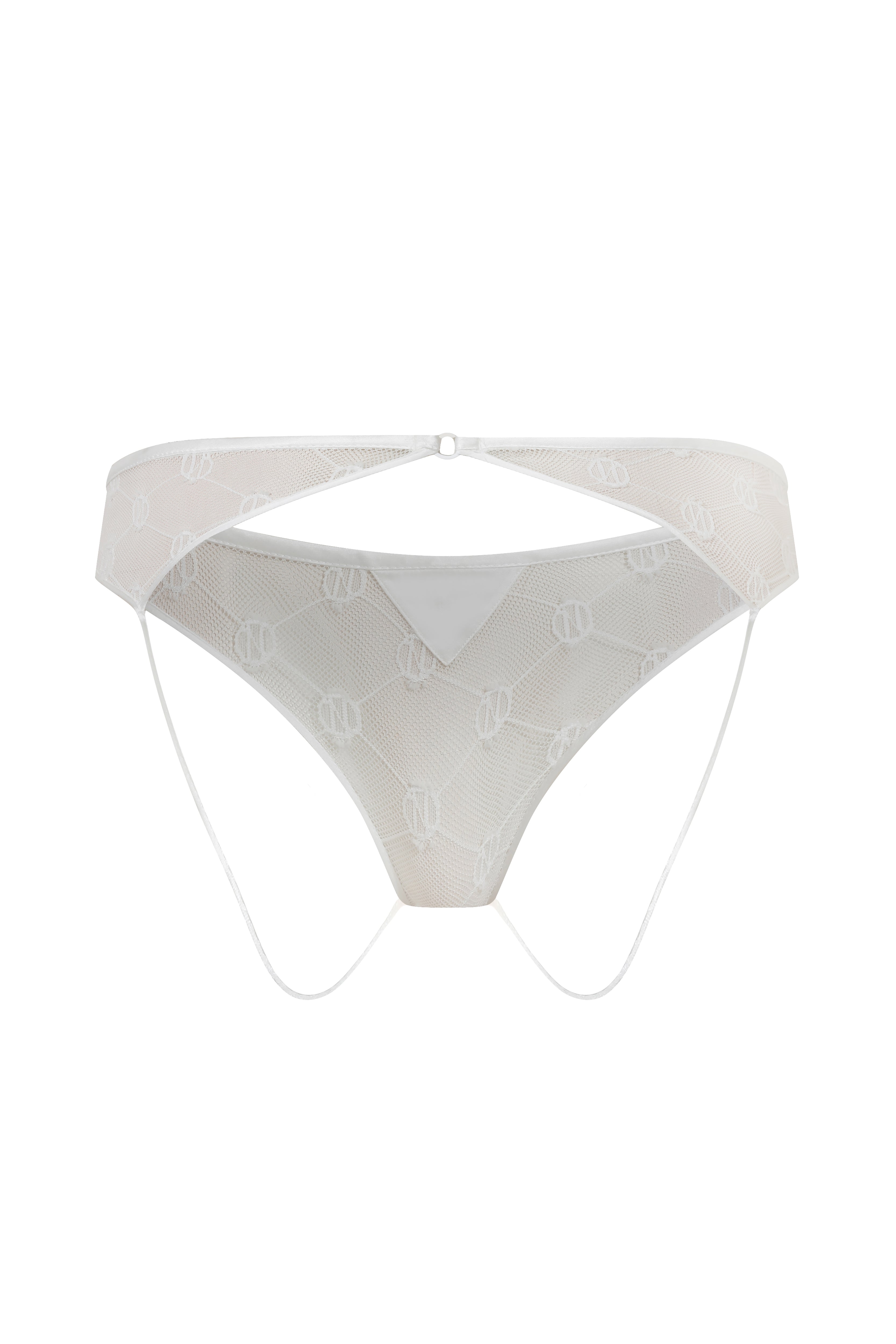 House Of Silk-Boleyn Ouvert Külot Beyaz-Külot-2-Milagron.com