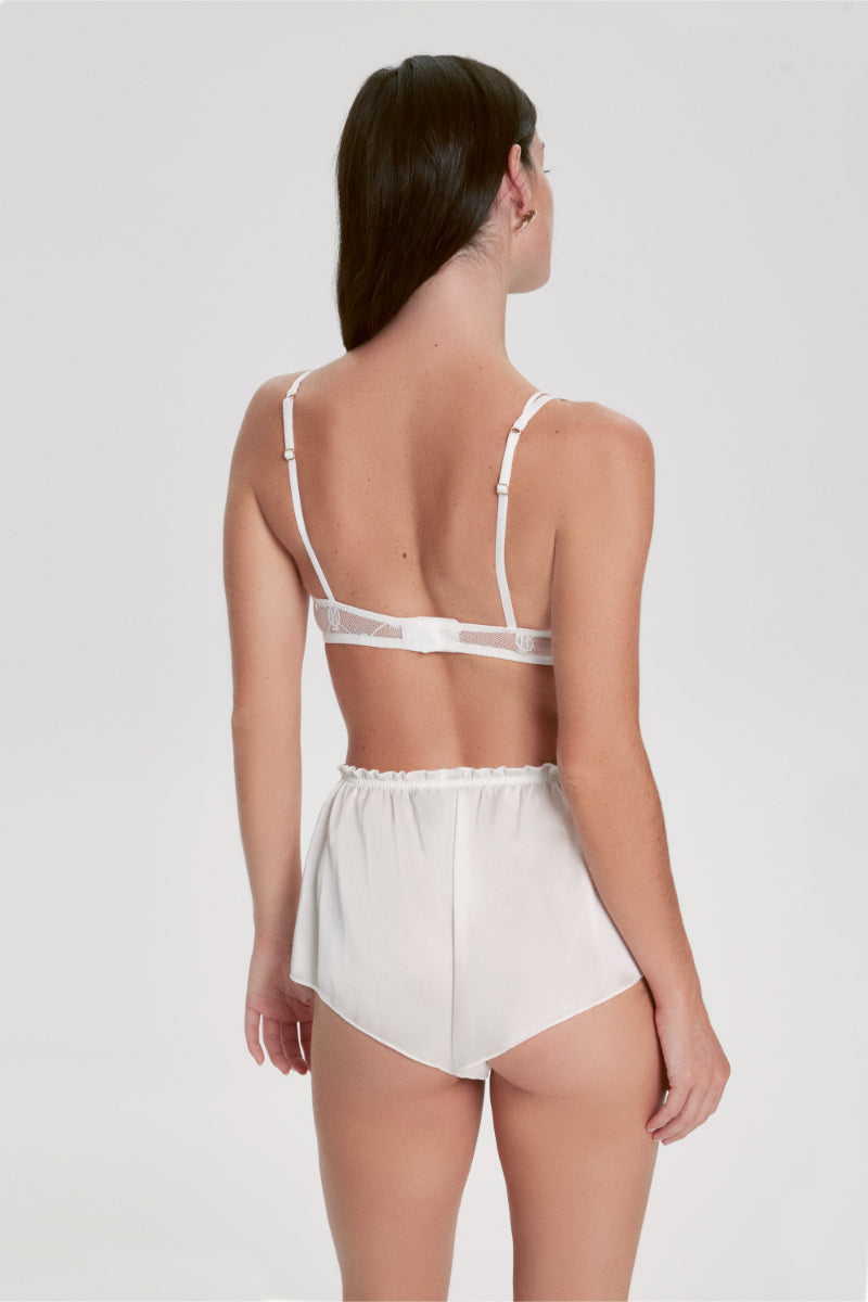 House Of Silk-Boleyn Toparlayıcı Tül Sütyen Beyaz-Sütyen-9-Milagron.com