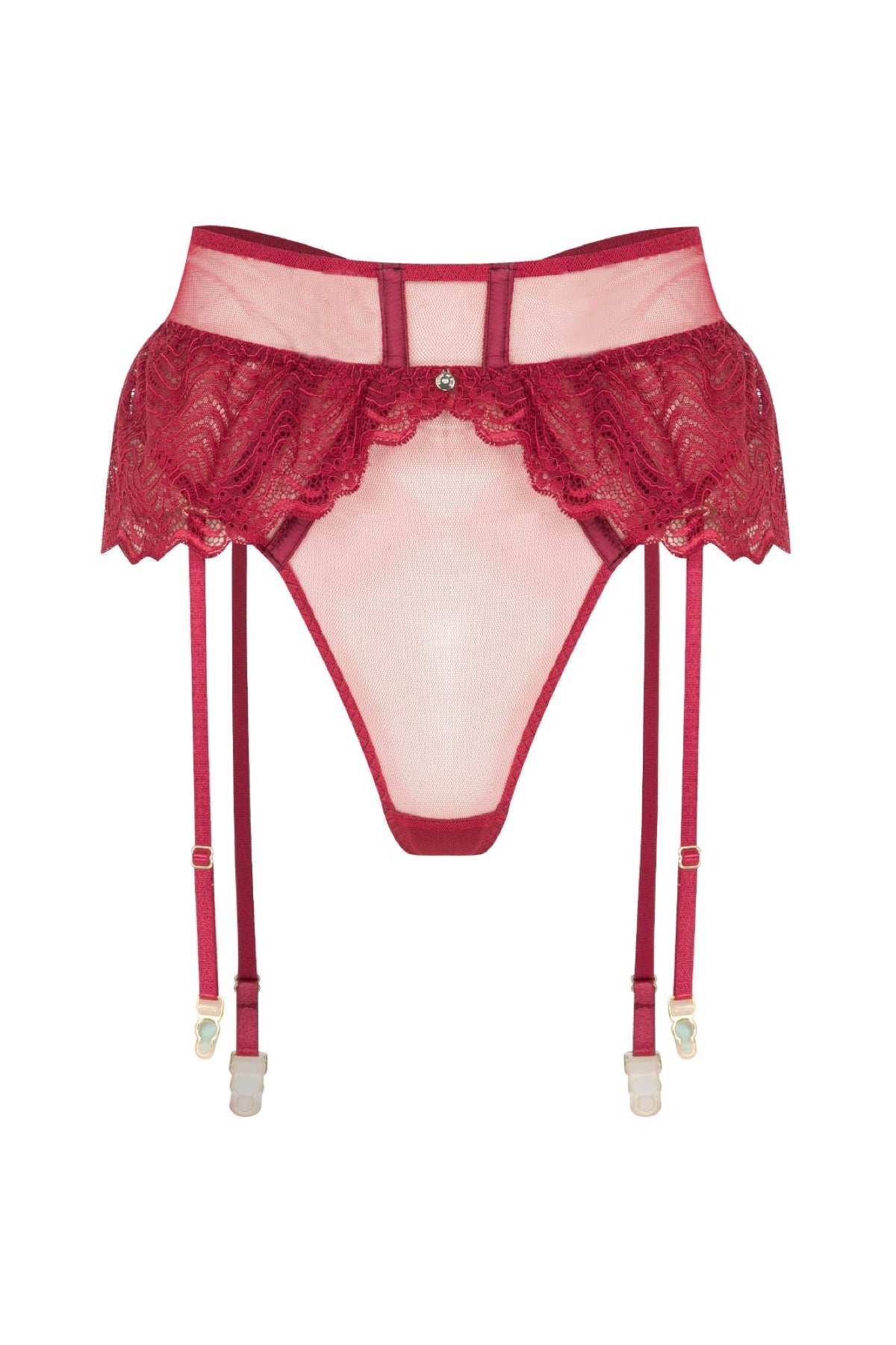 House Of Silk-Chambery Jartiyer Tanga Bordo-Jartiyer Kemeri-4-Milagron.com