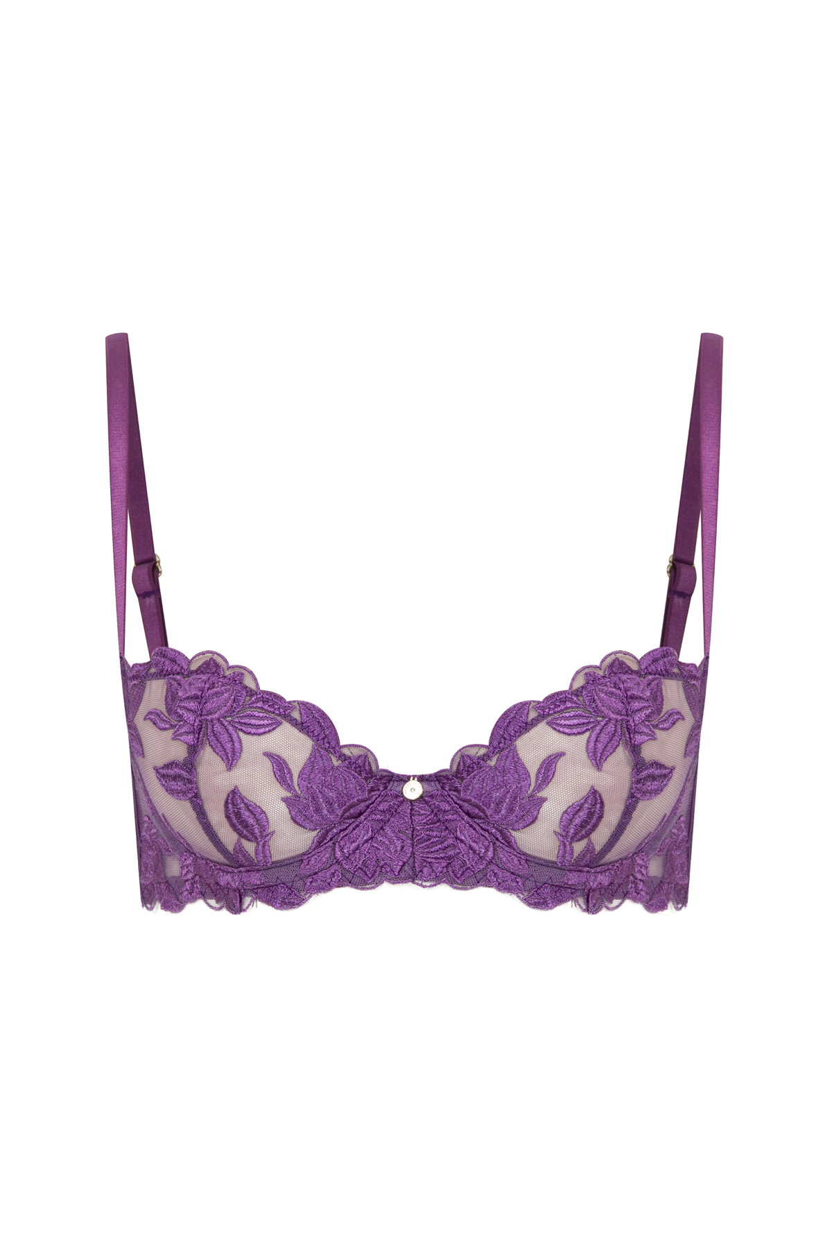 House Of Silk-Dahlia Sütyen Gece Moru-Sütyen-7-Milagron.com