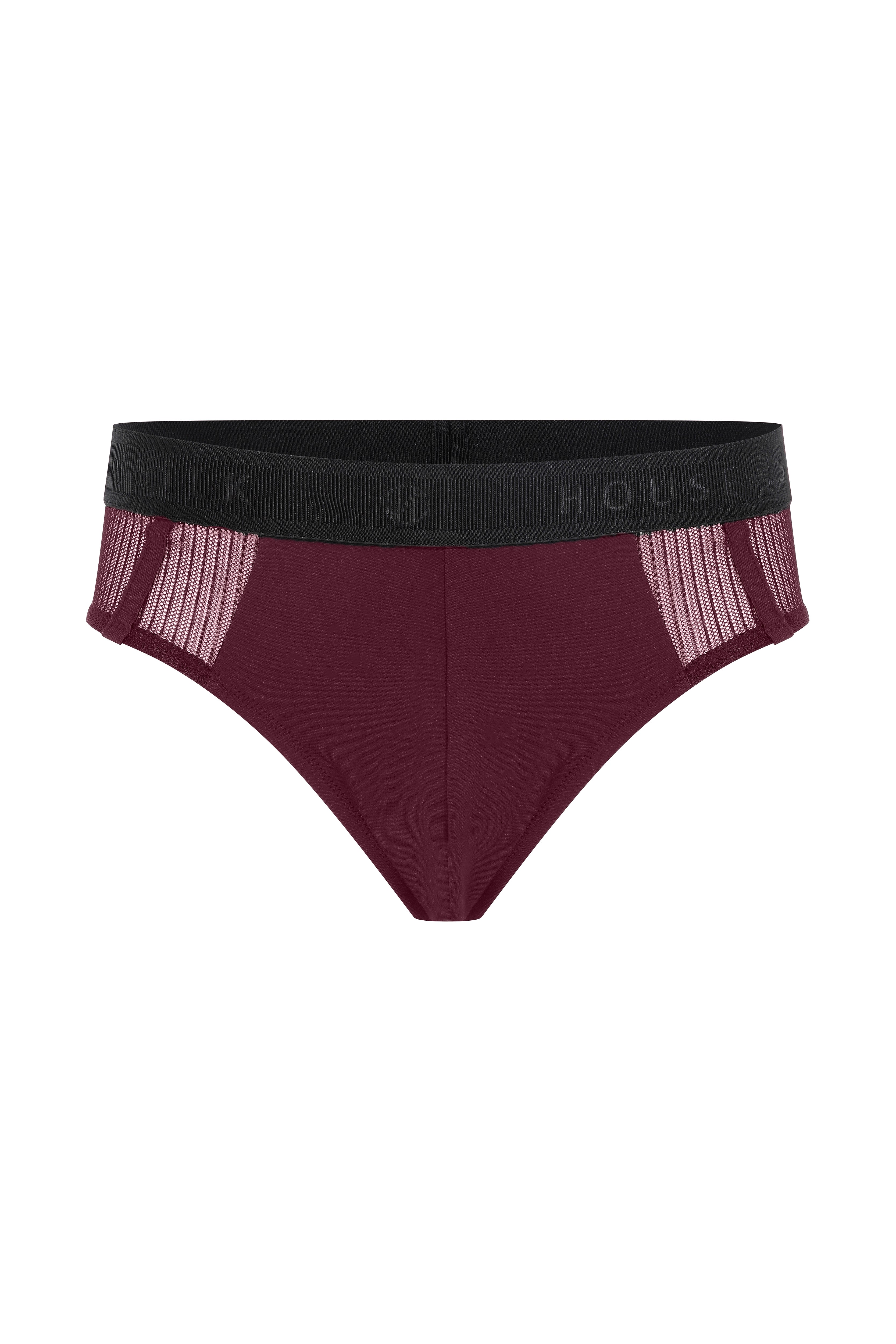 House Of Silk-Fleur Tül Erkek Slip Külot Bordo-Külot-1-Milagron.com