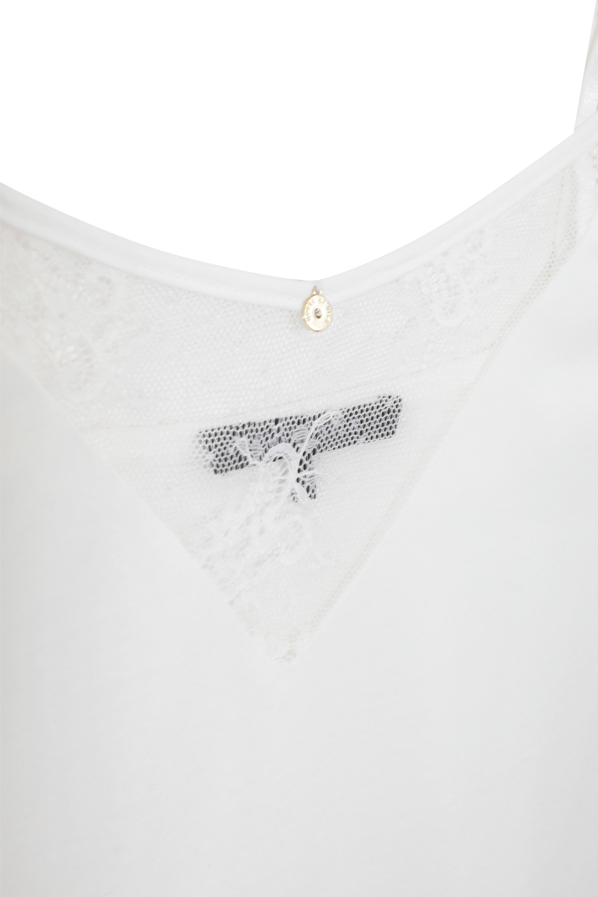 House Of Silk-Helen Viskon Dantel Dekolte Detaylı Askılı Şort Takım Beyaz-Pijama Takımı-9-Milagron.com