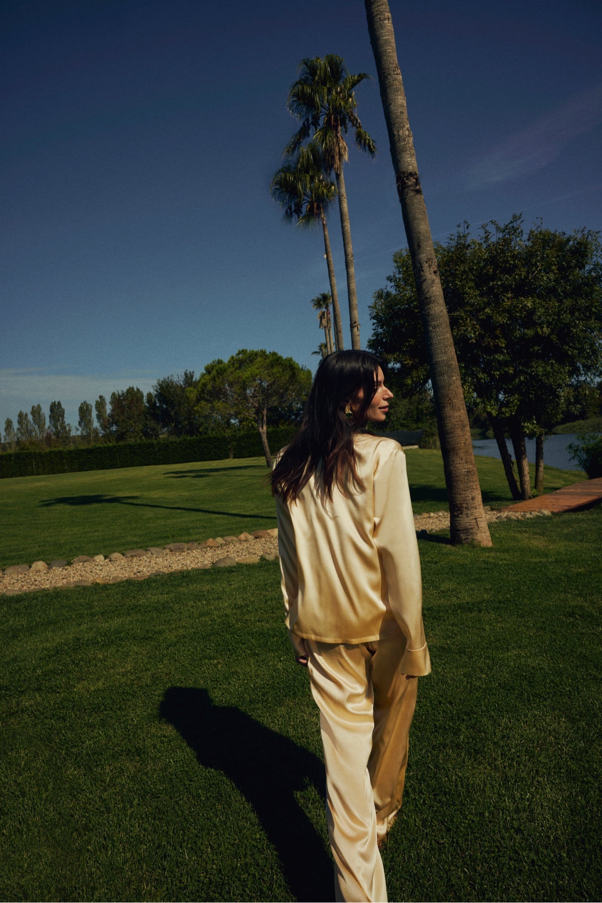 House Of Silk-Kişiselleştirilebilir İpek Florence Pijama Takımı Vanilya-Pijama Takımı-4-Milagron.com