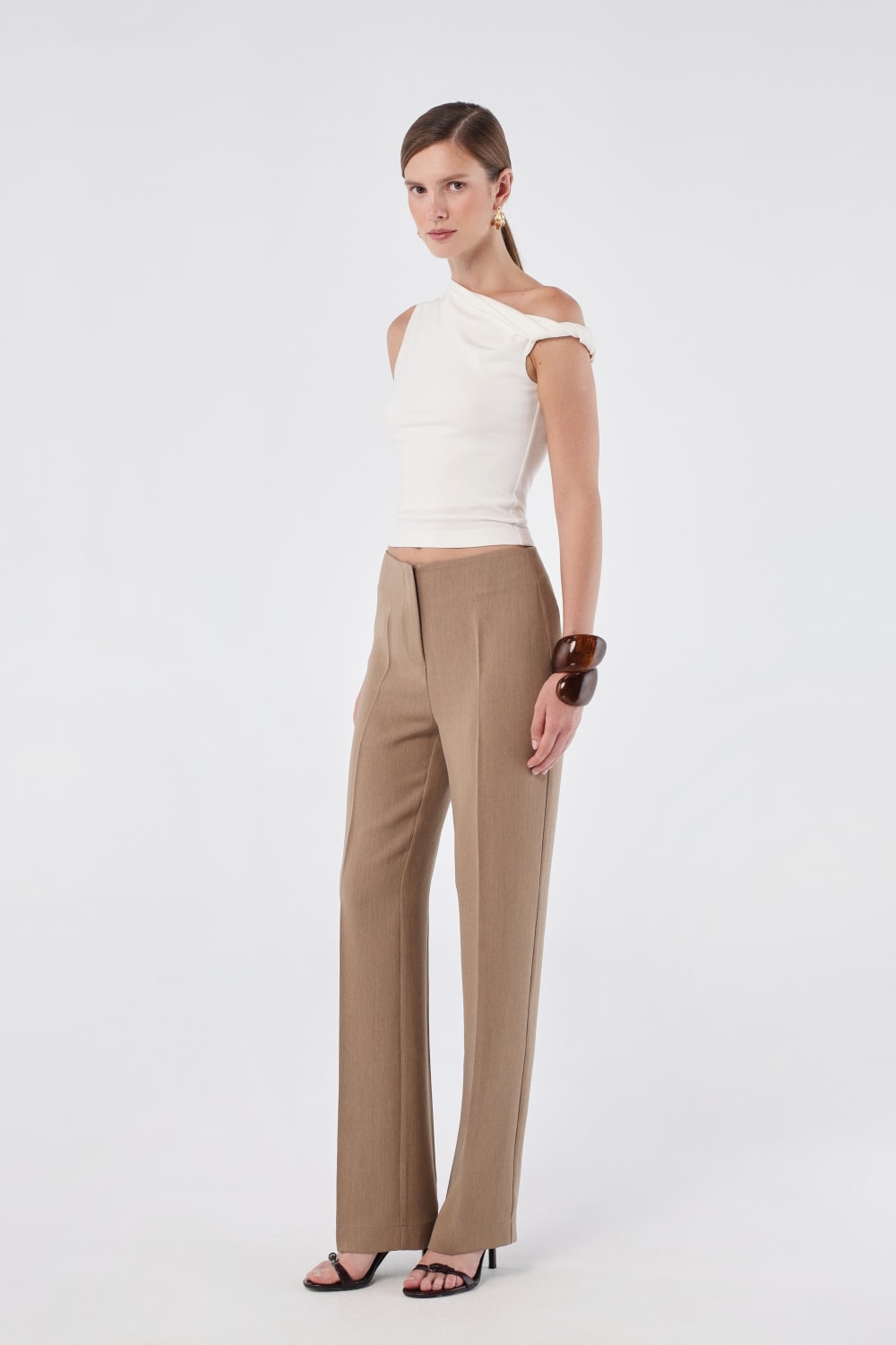 House of IKA-Düz Kesim Pantolon-Kumaş Pantolon-2-Milagron.com