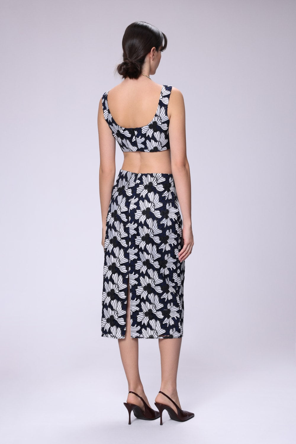 House of IKA-Siyah Beyaz Dantel Etek-Etek-3-Milagron.com